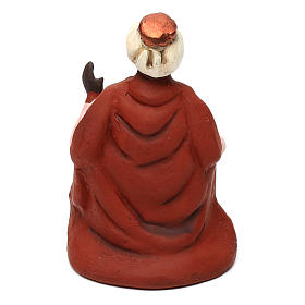 Moor Wise Man for Neapolitan Nativity scene 8 cm