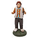 Grający na fujarce, 8 cm, szopka neapolitańska, terakota malowana s1