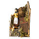 Woman in hen-house painted terracotta, 8 cm Neapolitan nativity s4