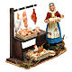 Miniature poultry shop with woman, 8 cm Neapolitan nativity s3