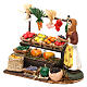 Woman with fruit and vegetable counter 8 cm Neapolitan Nativity s2