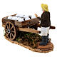 Man with a cart of raw bread, Neapolitan Nativity scene 8 cm s3