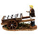 Man with a cart of raw bread, Neapolitan Nativity scene 8 cm s4