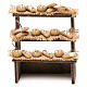 Banco su tre livelli con pane presepe napoletano 10 cm s1
