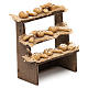 Banco su tre livelli con pane presepe napoletano 10 cm s3
