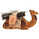 Miniature camel with load kneeling, 12 cm Neapolitan nativity s4