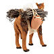 Kamel aus Terrakotta mit Säcken und Krügen Neapolitanische Krippe, 12 cm s5
