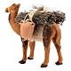 Camel with sacks and buckets in terracotta, 12 cm Neapolitan nativity s6