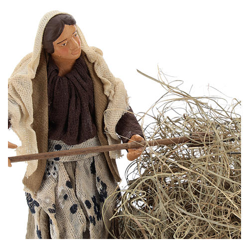 Holyart Santon Paysanne avec Paille 13 cm
