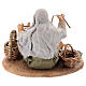 Seated basket repairer in resin Nativity scenes 14 cm s5