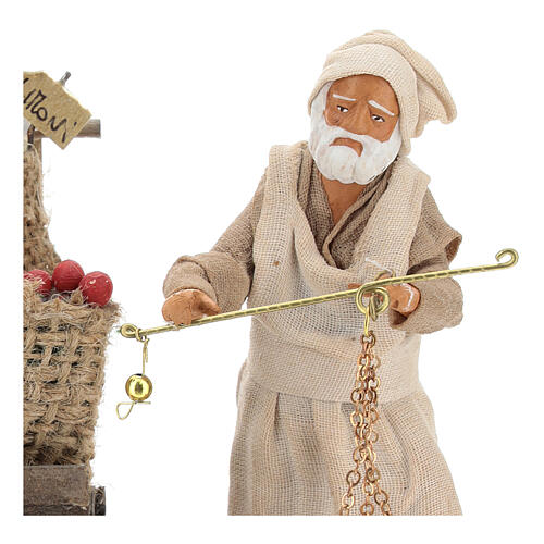 Greengrocer with stand and scale 13 cm 2