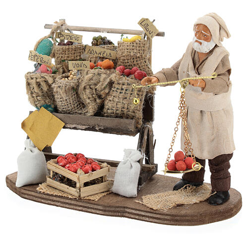 Greengrocer with stand and scale 13 cm 3