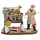 Greengrocer with stand and scale 13 cm s1