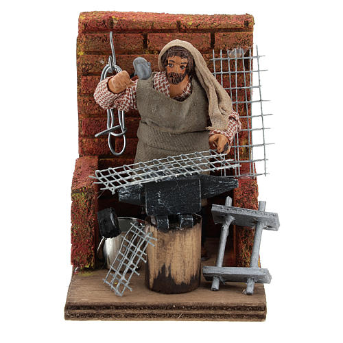 Blacksmith with tools 10 cm 1