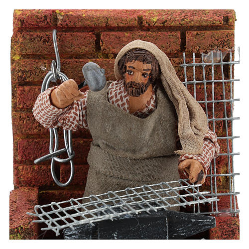 Blacksmith with tools 10 cm 2