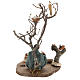 Woman sitting under the tree with birds Nativity scenes 14 cm s5