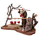 Miniature farmer with hanging tomatoes scene, 13 cm s2