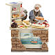 Pastry chef with sweets counter and animated 13 cm s1