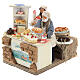 Pastry chef with sweets counter and animated 13 cm s3