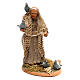 Old lady with doves for Neapolitan Nativity Scene with 10 cm characters s1