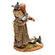 Old lady with doves for Neapolitan Nativity Scene with 10 cm characters s3