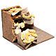 Scena panettiere 10x15x10 cm per presepe napoletano di 10 cm s3