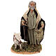 Shepherd with goat on leash, 24 cm Neapolitan nativity s1