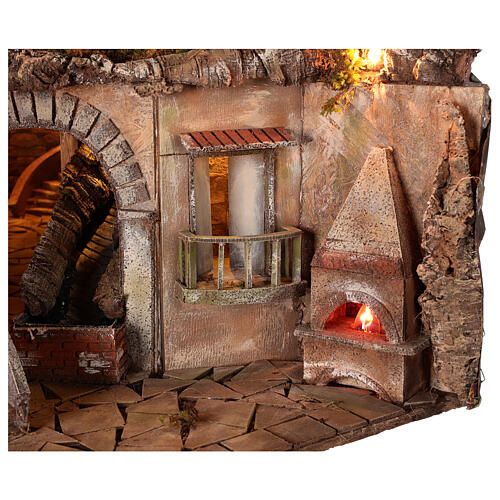 Rustic village with working mill, for 8 cm Neapolitan nativity 2