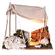 Arab tent with light for 8-10 cm Neapolitan Nativity scene s1