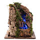 Miniature waterfall with lights, for 10 cm Neapolitan nativity s3