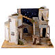 Miniature minaret with starry sky, for 8 cm Neapolitan nativity s1