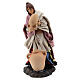 Donna anfore presepe napoletano terracotta 8 cm s1