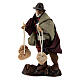 Man with freselle bread, 8 cm Neapolitan nativity figurine s2