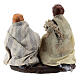 Duas crianças com coelhos terracota para presépio napolitano com figuras de altura média 8 cm s3