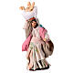 Woman with bread baskets, 8 cm Neapolitan nativity figurine s1