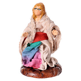 Dziewczynka na spacerze – figurka z terakoty do szopki neapolitańskiej 8 cm