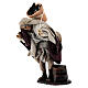 Mężczyzna niosący wiadro z węglem – figurka z terakoty do szopki neapolitańskiej 8 cm s2