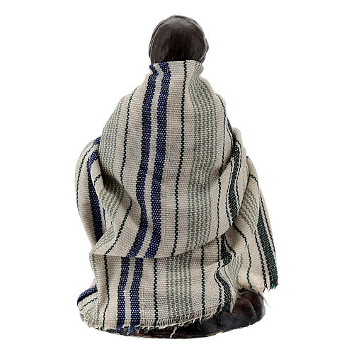 Chłopiec z kozą – figurka z terakoty do szopki neapolitańskiej 8 cm 3