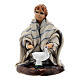 Chłopiec z gąską – figurka z terakoty do szopki neapolitańskiej 8 cm s1