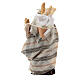 Boy carrying bread 8 cm Neapolitan nativity figurine s3