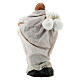 Rapaz carregando sacos nas costas para presépio napolitano terracota com figuras altura média 8 cm s3