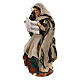 Woman with story book, 8 cm Neapolitan nativity figurine s2