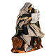Woman with story book, 8 cm Neapolitan nativity s3