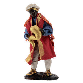 Horn player musician 8 cm Neapolitan nativity figurine