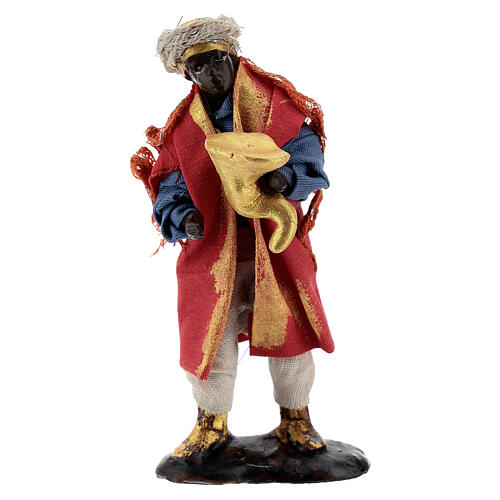 Trębacz – figurka z terakoty do szopki neapolitańskiej 8 cm 1