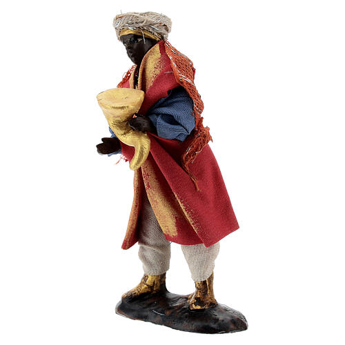 Trębacz – figurka z terakoty do szopki neapolitańskiej 8 cm 2