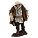 Merchant with salami cheese cart, 12 cm Neapolitan nativity figurine s4