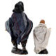 Homem com menino figuras terracota para presépio napolitano com personagens de altura média 12 cm s6