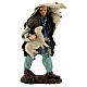 Shepherd with sheep in arms 12 cm Neapolitan nativity figurine s1