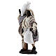Black man carrying sacks terracotta, 12 cm Neapolitan nativity s3